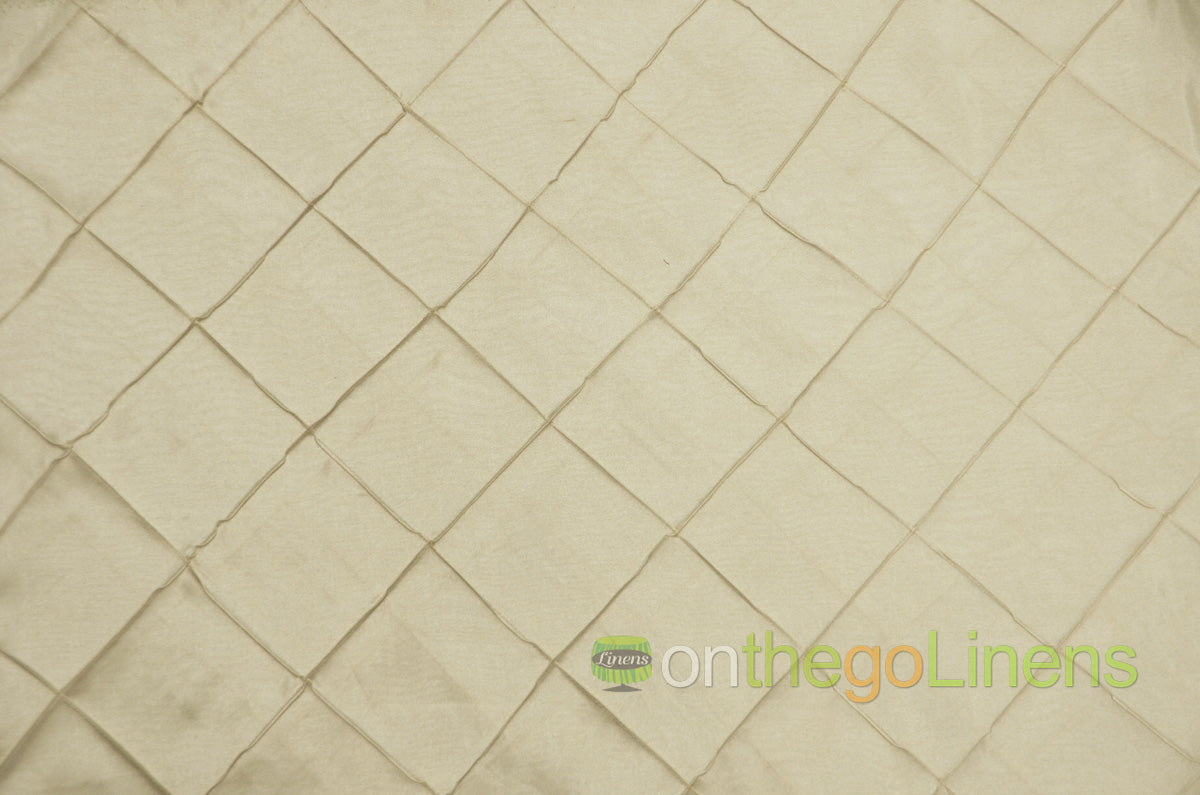 Pintuck 4x4 Fabric by the Yard | Diamond Taffeta Fabric | 52" wide | Multiple Colors |