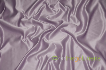 Lamour Satin Fabric by the Yard & Bolt | 100% Polyester Semi Dull Heavy Satin Fabric | 60" Wide | Multiple Colors |