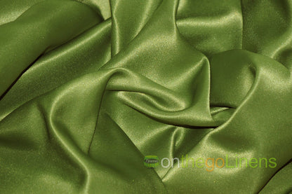 Lamour Satin Fabric by the Yard & Bolt | 100% Polyester Semi Dull Heavy Satin Fabric | 60" Wide | Multiple Colors |