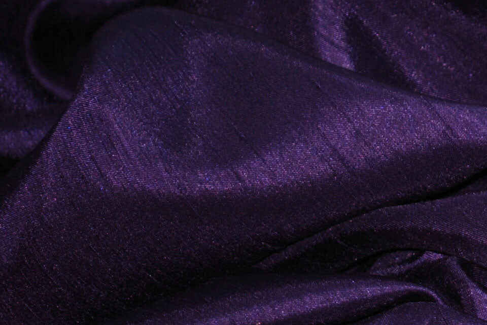 Shantung Satin Fabric by the Yard & Bolt | Reversible Silk Satin Fabric | 100% Polyester | 60" Wide | Multiple Colors |