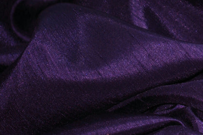 Shantung Satin Fabric by the Yard & Bolt | Reversible Silk Satin Fabric | 100% Polyester | 60" Wide | Multiple Colors |