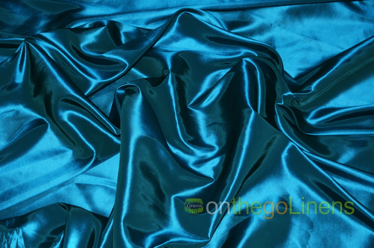 Stretch Taffeta Fabric by the Yard | Spandex Taffeta Fabric | 60" wide | Multiple Colors |