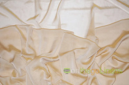 Cream Two Tone Chiffon