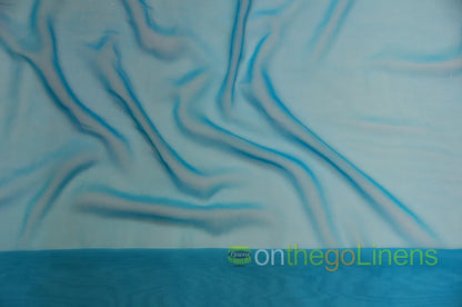 Aqua Chiffon 60 Wide