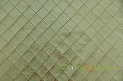 Pintuck 2x2 Table Linens | Diamond Taffeta Tablecloth |  Multiple Colors |