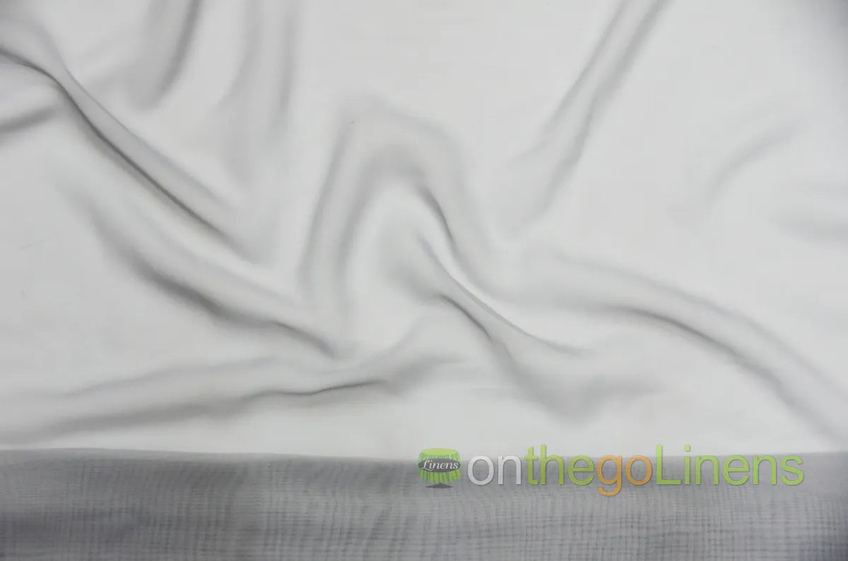 Silver Chiffon 60 Wide