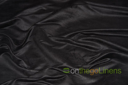 Micro Suede Table Linens | Faux Suede Tablecloths | Multiple Colors |