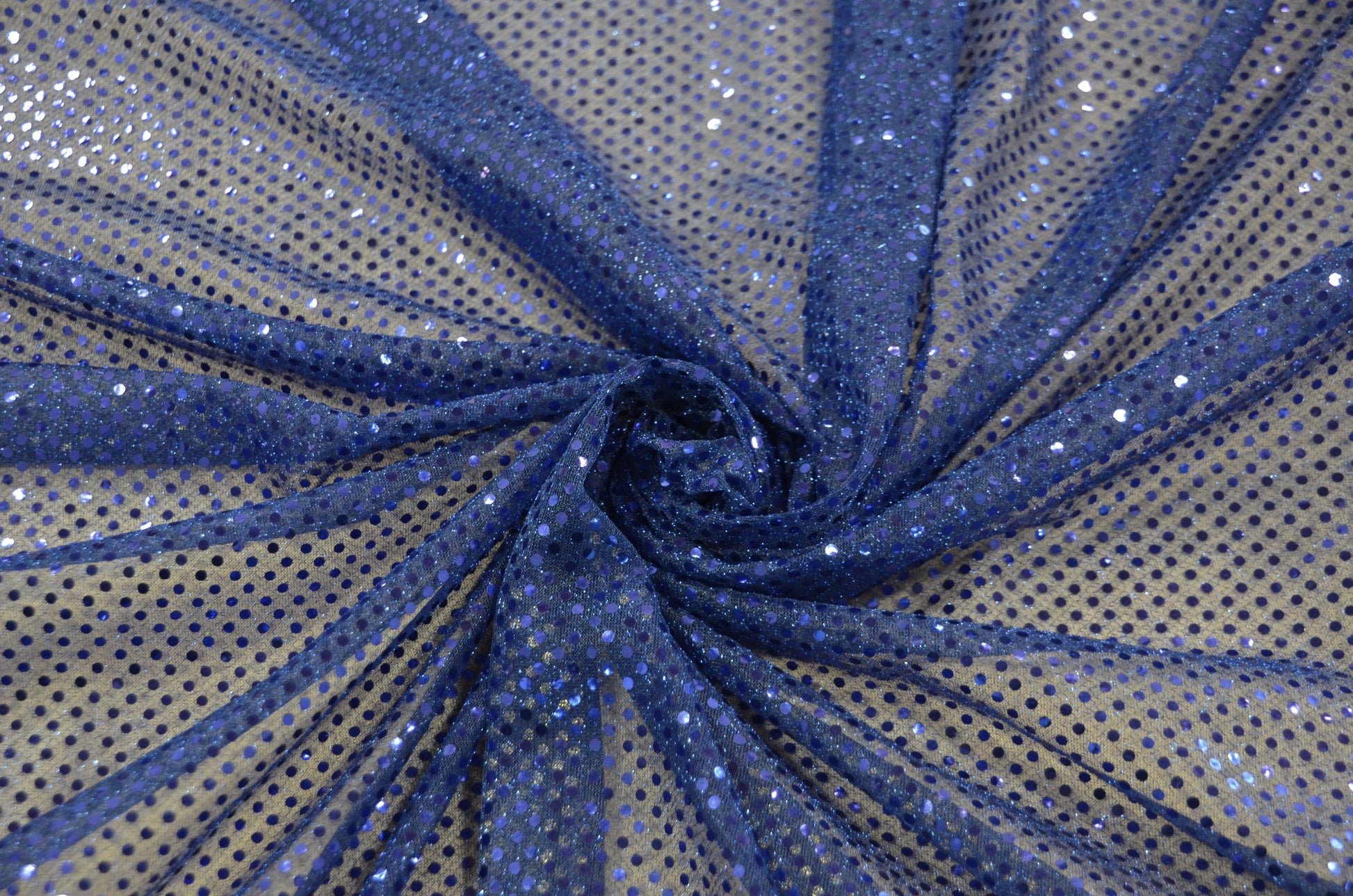 Royal Blue Confetti Dot Sequins