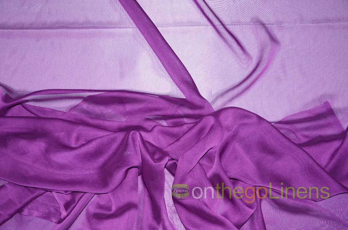 Flag Purple Two Tone Chiffon