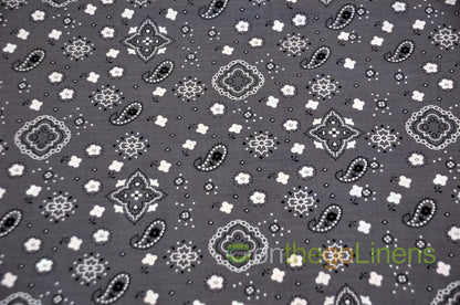 Bandana Cotton Fabric by the Yard | Bandanna Fabrics | 60" Wide |