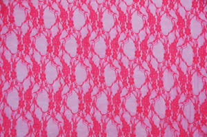 Vintage Stretch Lace Fabric | Giselle Stretch Floral Lace Fabric by the Yard | 58" Wide | Poly Spandex |