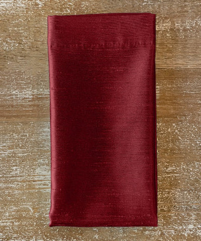 Faux Dupioni Silk Napkins & Sashes | Imitation Dupioni Silk Napkins & Sashes | 100% Polyester |