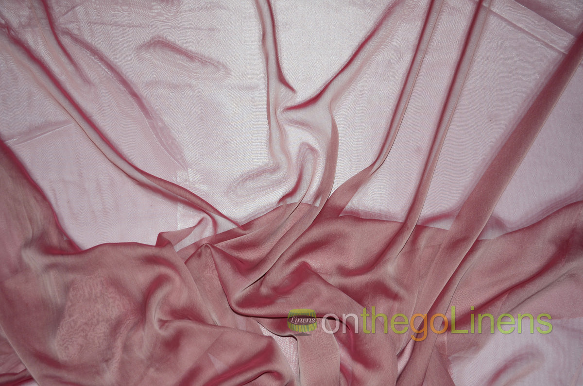 IFR Two Tone Chiffon Event Drapery Panels | Cationic Chiffon Curtains | Inherently Fire Retardant |