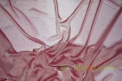 IFR Two Tone Chiffon Event Drapery Panels | Cationic Chiffon Curtains | Inherently Fire Retardant |