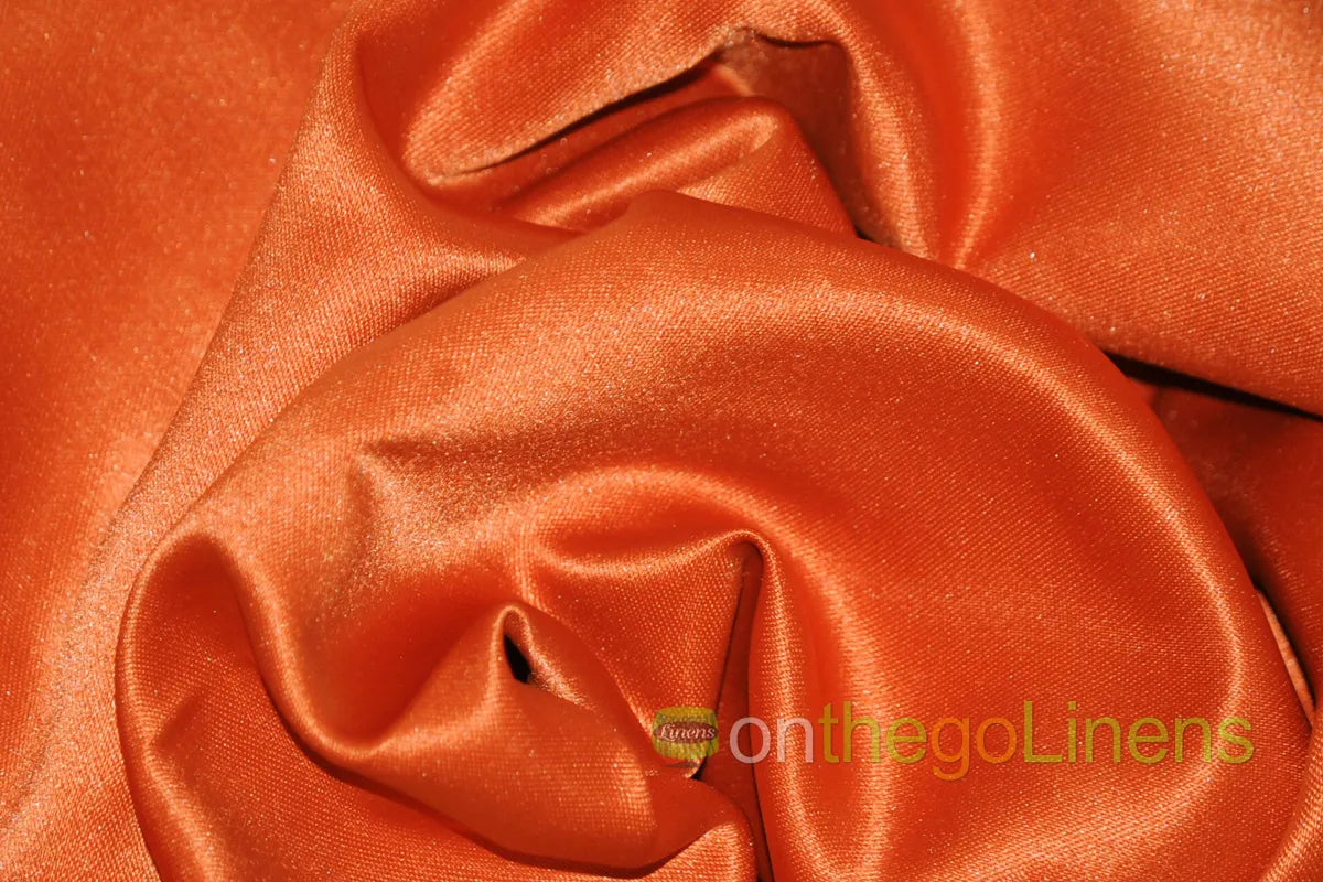 Dark Orange LAmour Satin