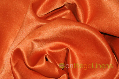 Dark Orange LAmour Satin
