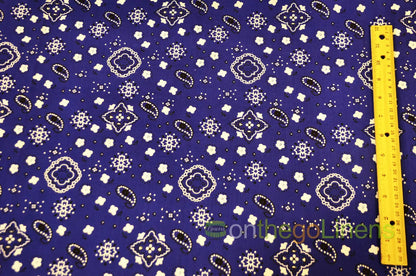 Bandana Cotton Royal Blue
