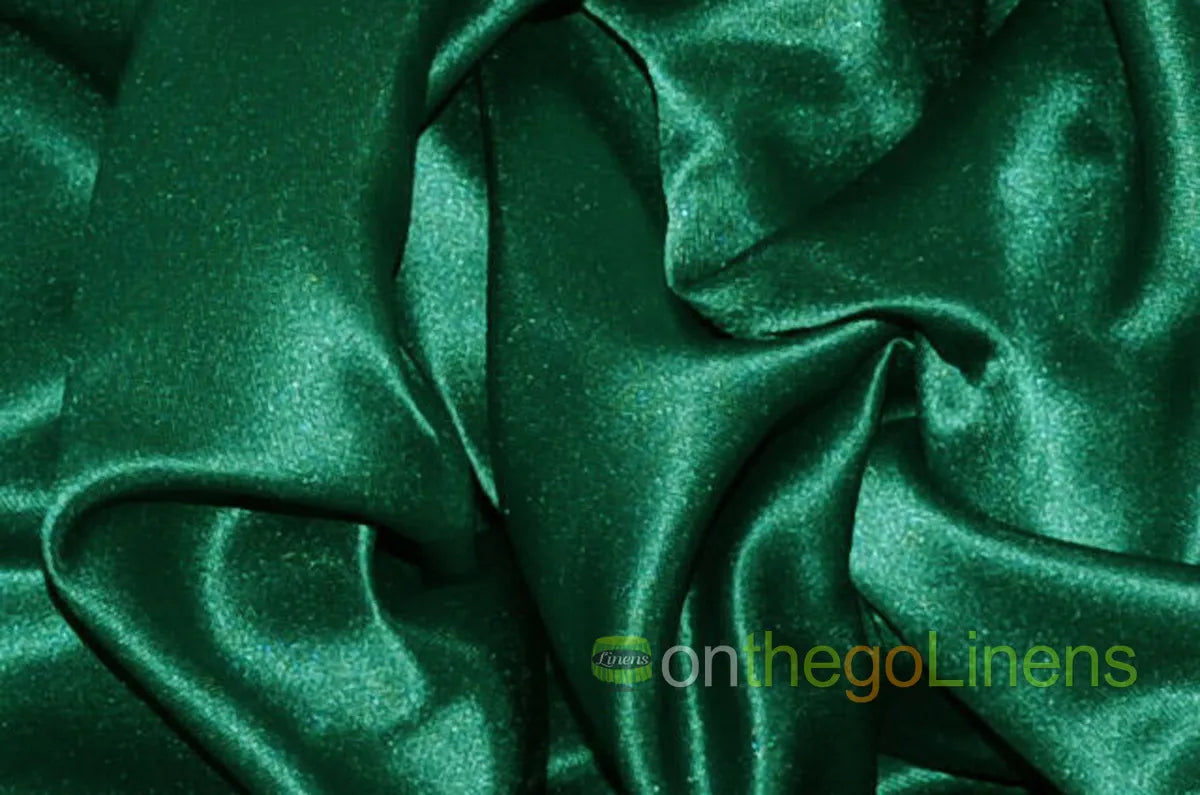 Hunter Green LAmour Satin
