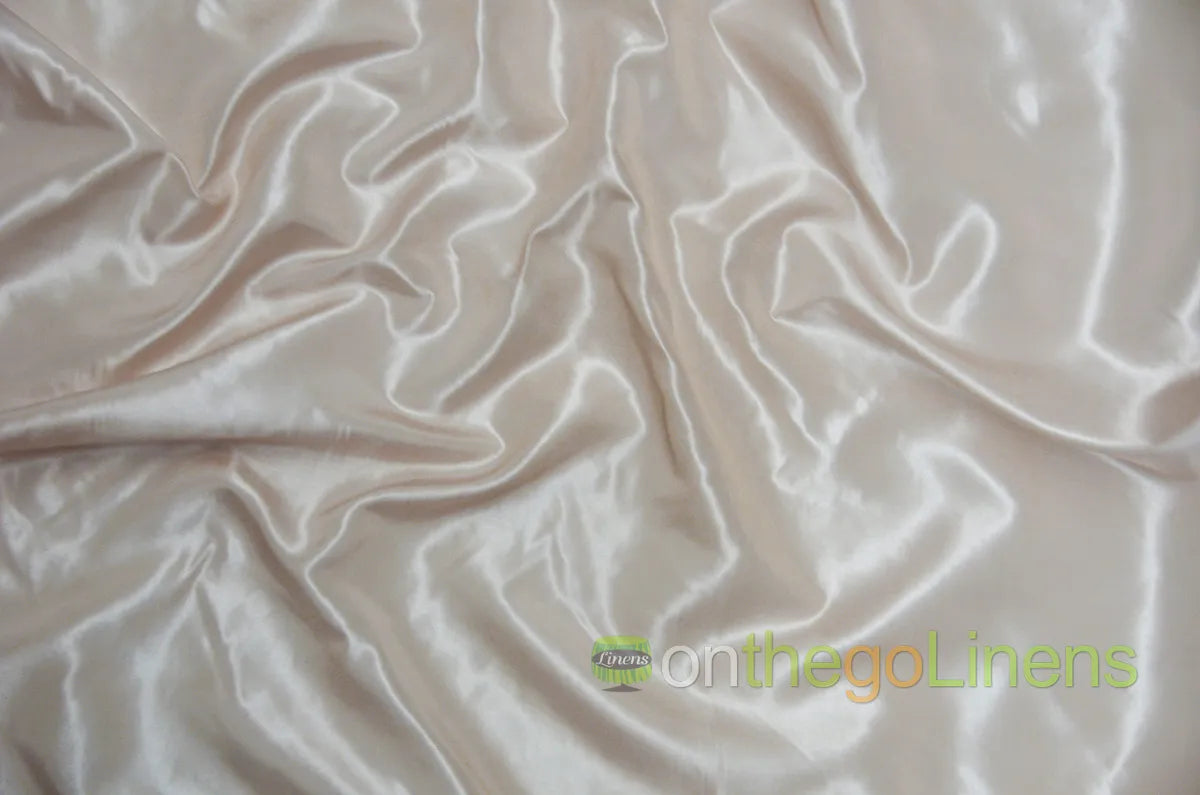Cream Stretch Taffeta
