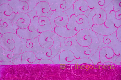 Swirl Organza Fabrics