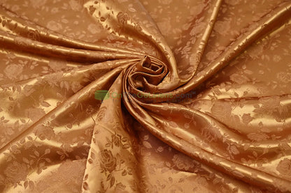 Satin Floral Jacquard Fabrics