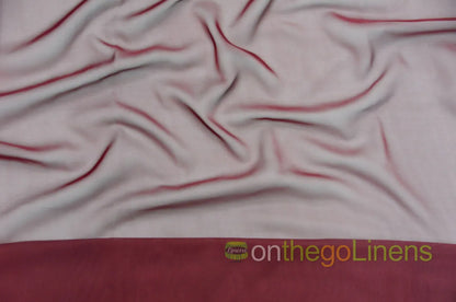 Burgundy Chiffon 60 Wide