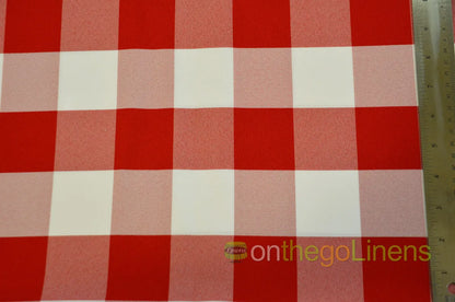 Buffalo Plaid Red White