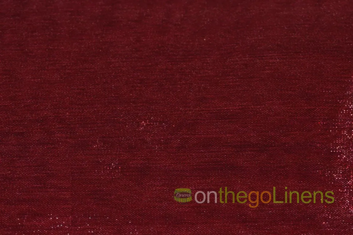 Crystal Organza Burgundy