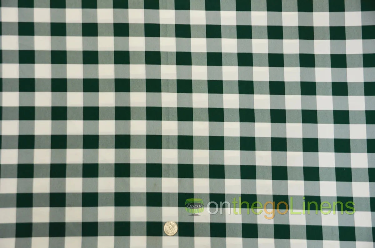 White Hunter Green Picnic Checkers