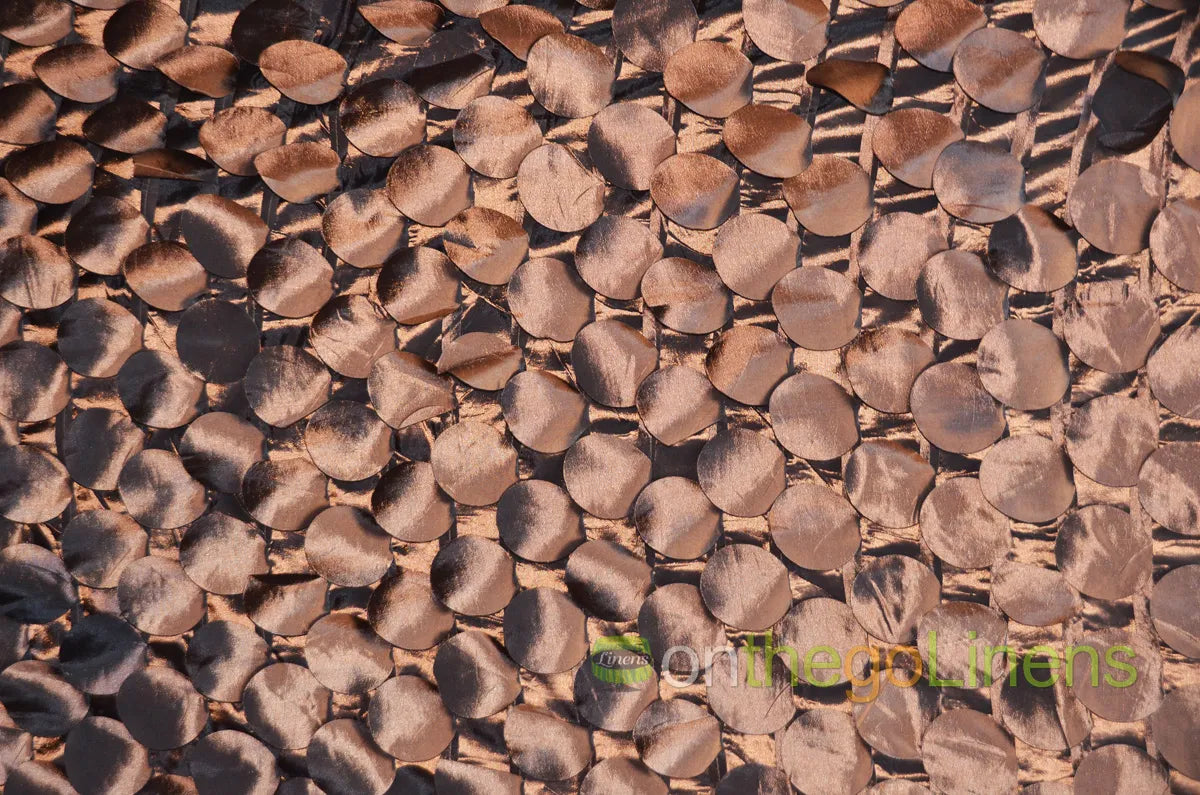 Brown Petal Taffeta