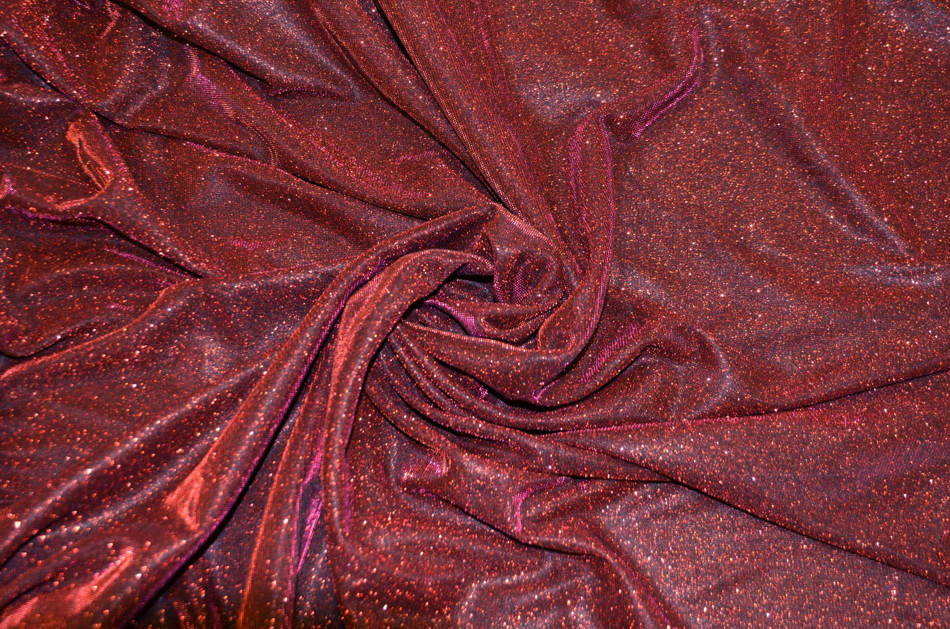 Burgundy Glitter Knit