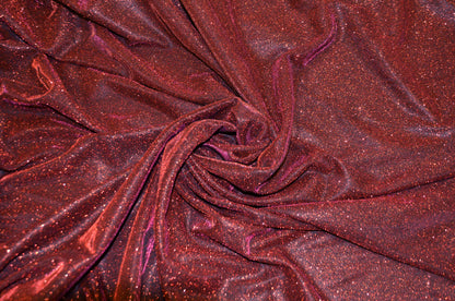 Burgundy Glitter Knit