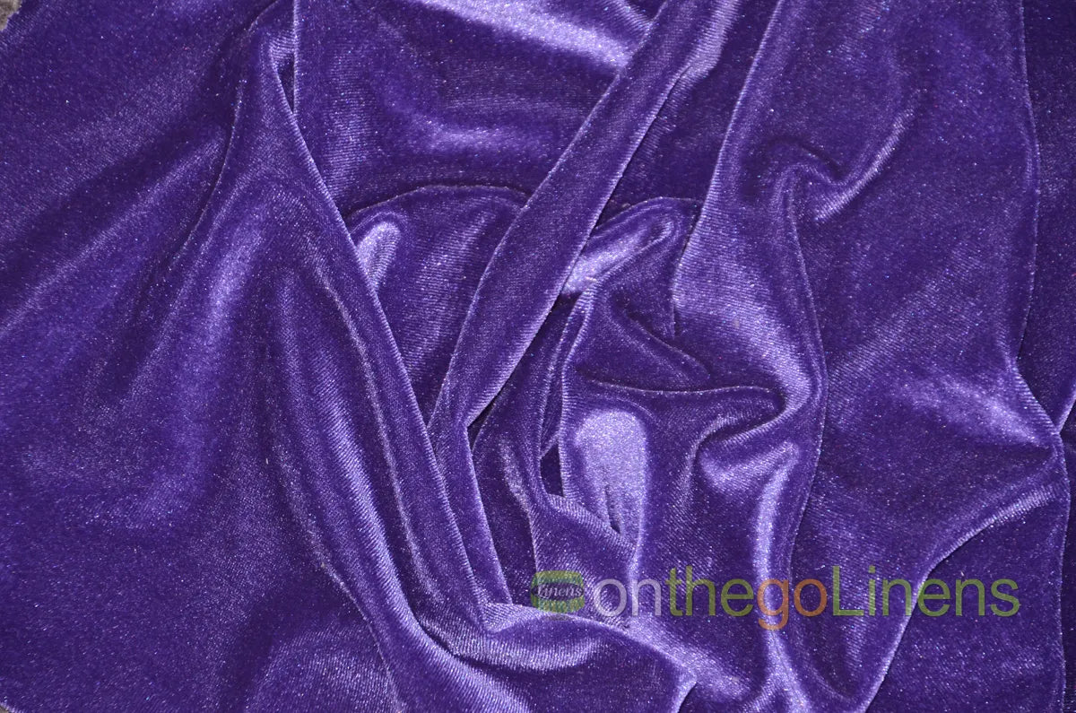 Purple Stretch Velvet