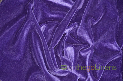 Purple Stretch Velvet