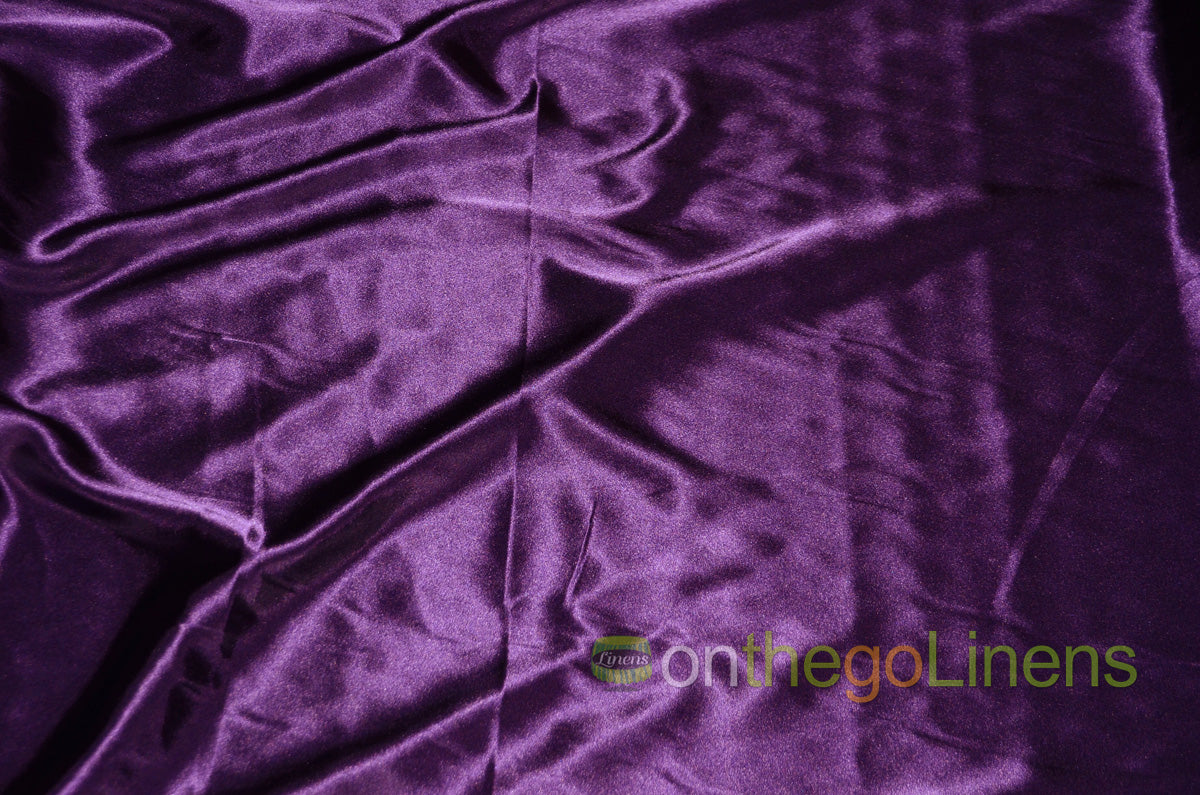 Soft Light Weight Medium Satin Fabric | Wholesale Satin Fabric for Decorative Use | 60" | 70 Yards |