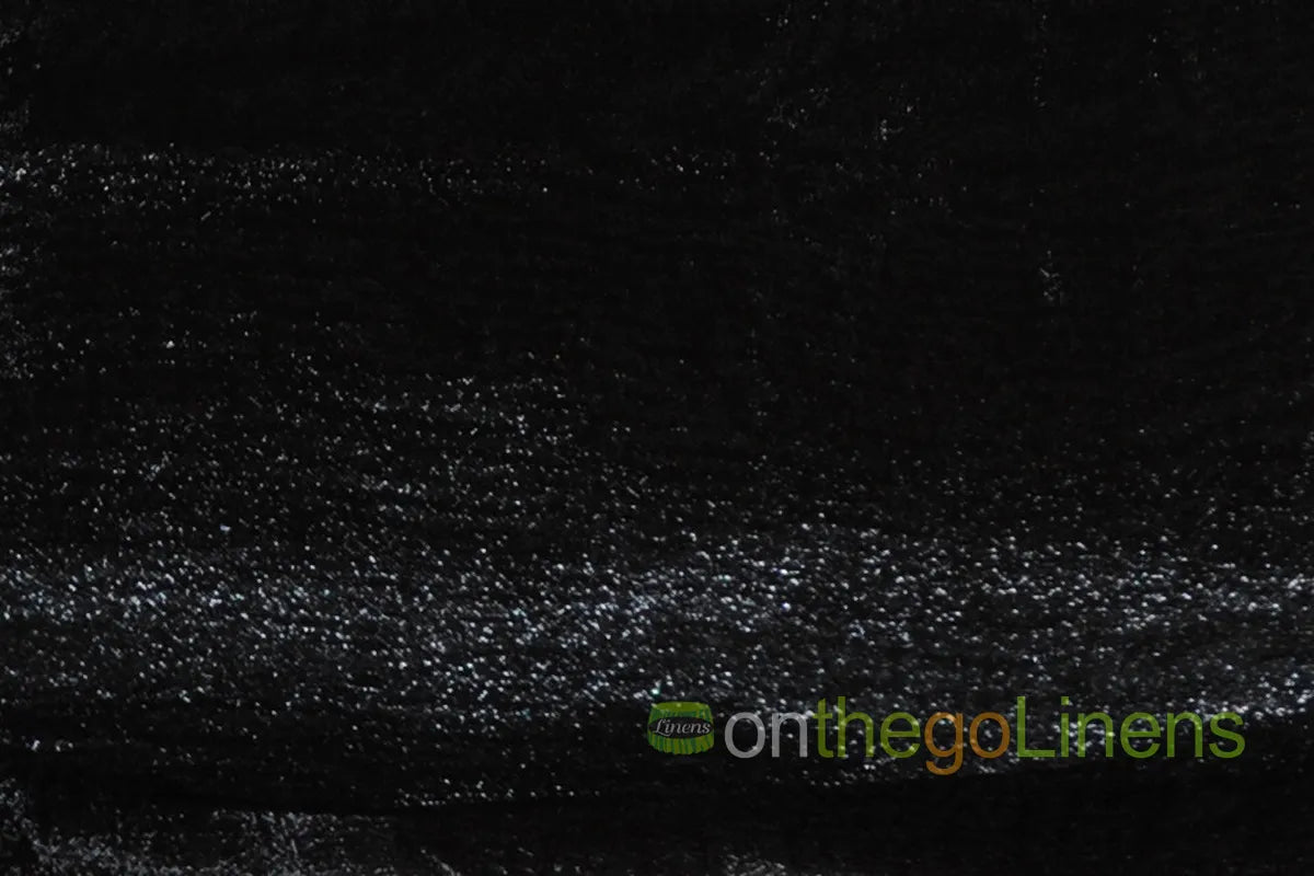 Crystal Organza Black