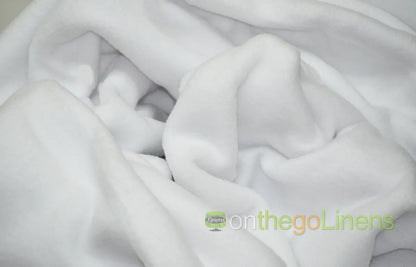 Anti Pill Polar Fleece White