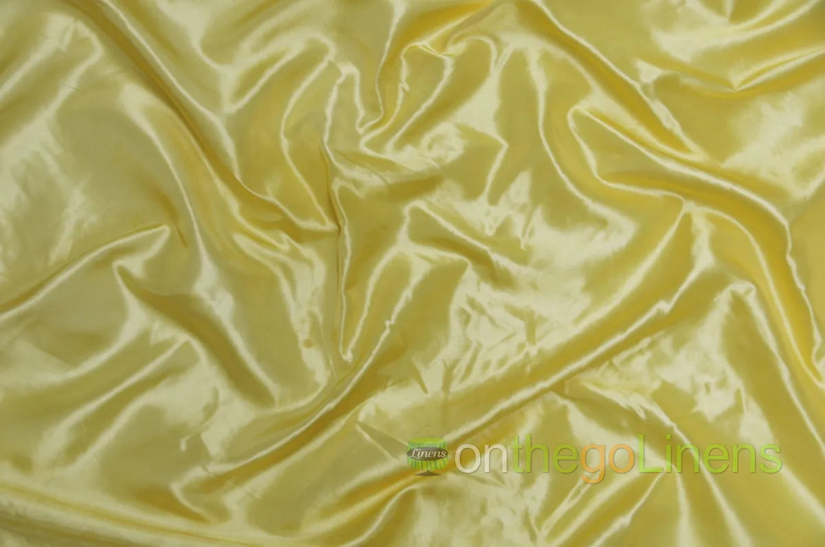 Light Yellow Solid Taffeta