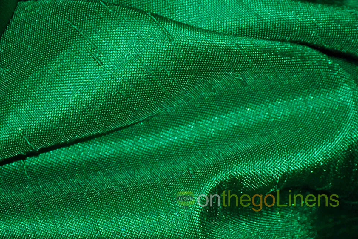 Shantung Satin Flag Green