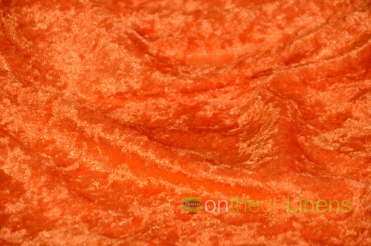 IFR Panne Velvet Table Linens | Crush Velour Tablecloth | Inherently Fire Retardant | Multiple Colors |