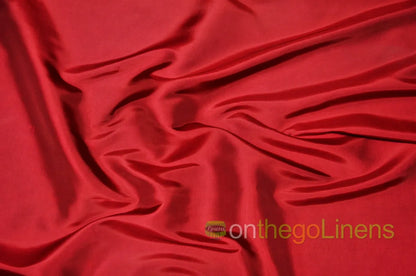 Taffeta Fabric by the Yard | Non Stretch Taffeta | 60" Wide | 75 Colors Available | Wholesale Bolt Available |