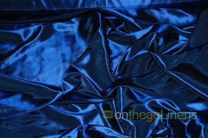 Taffeta Fabric by the Yard | Non Stretch Taffeta | 60" Wide | 75 Colors Available | Wholesale Bolt Available |