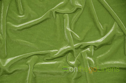 Lime Stretch Velvet