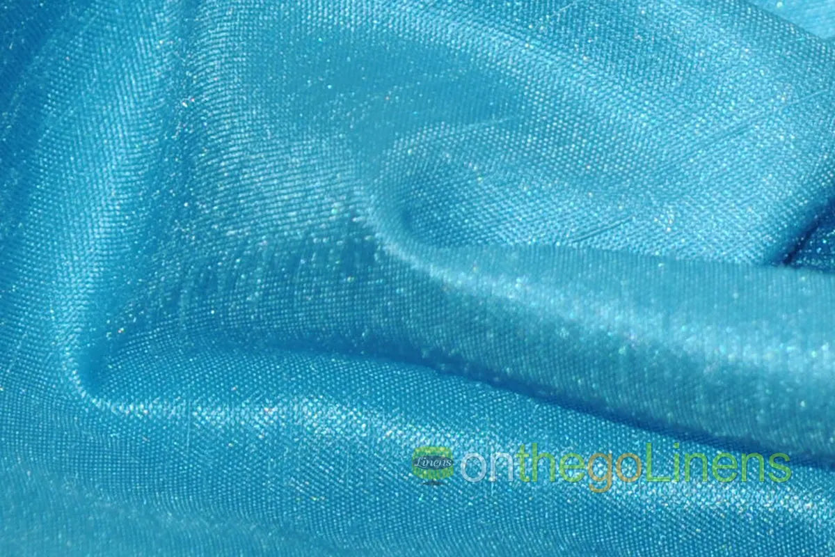 Shantung Satin Aqua