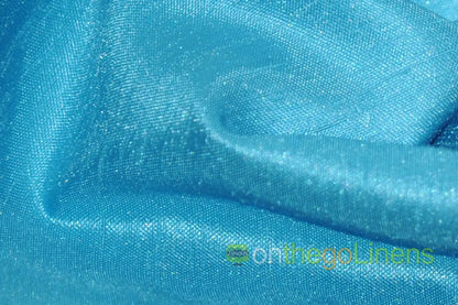 Shantung Satin Aqua