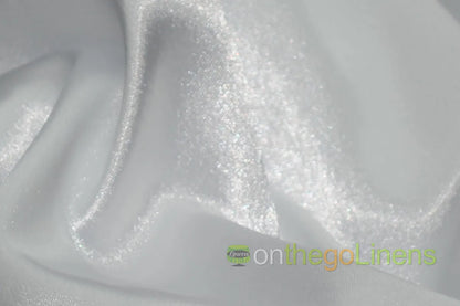 Crepe Back Satin White