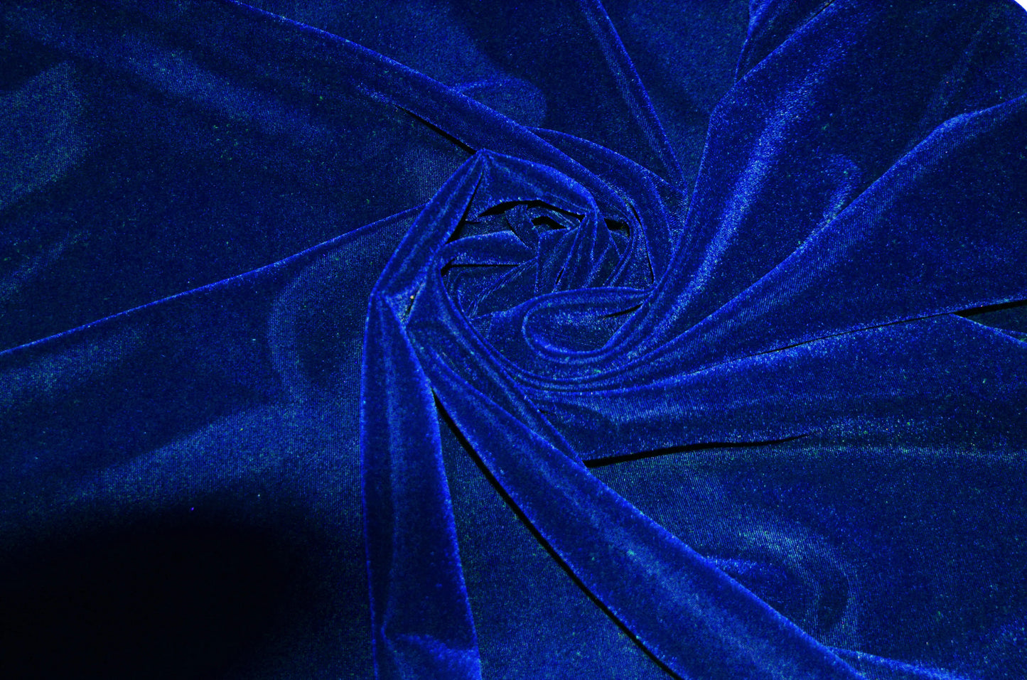 Triple Velvet Royal Blue