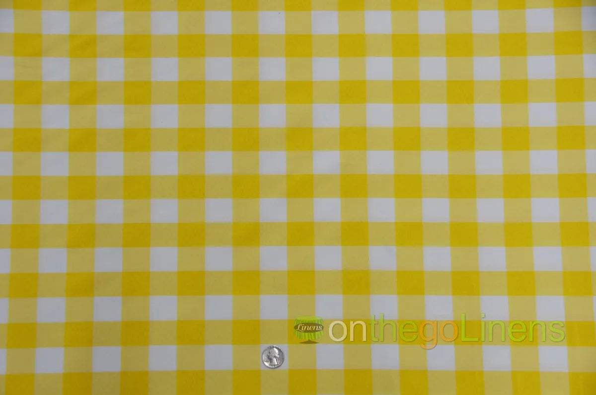 White Yellow Picnic Checkers
