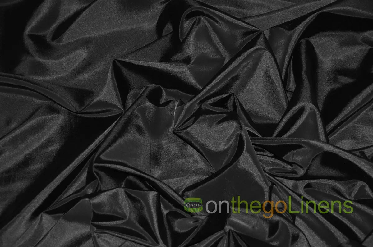 Taffeta Fabric by the Yard | Non Stretch Taffeta | 60" Wide | 75 Colors Available | Wholesale Bolt Available |
