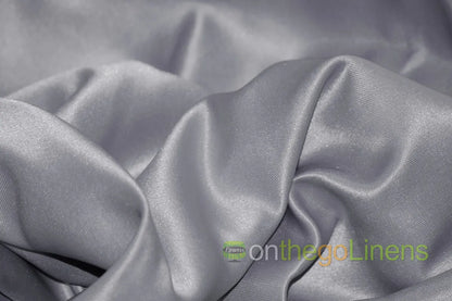 Lamour Satin Fabric by the Yard & Bolt | 100% Polyester Semi Dull Heavy Satin Fabric | 60" Wide | Multiple Colors |